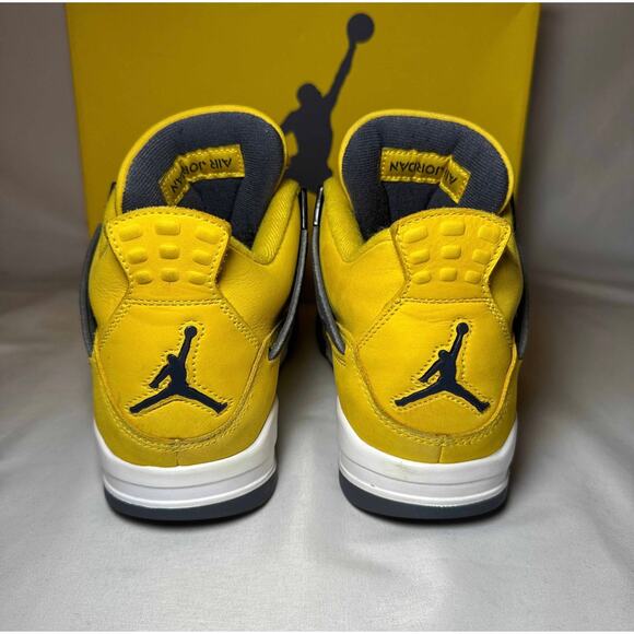 Size 8 - Nike Air Jordan 4 Retro Lightning 2021 Men's Shoes - Picture 5 of 9